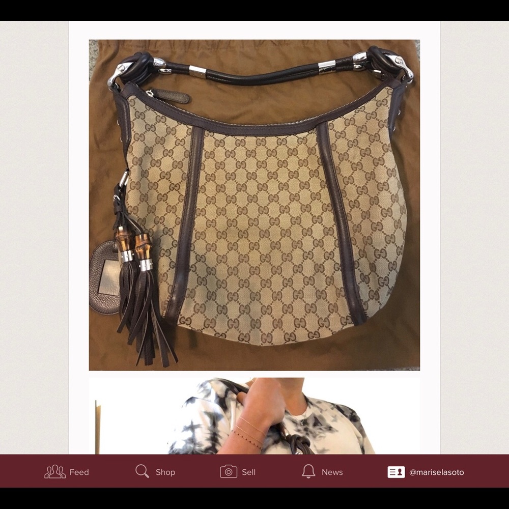 GUCCI Techno Horsebit Hobo - AUTHENTIC